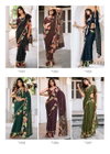 Ajnabee Vol 10 By Kashvi Dull Moss Foil Printed Sarees Wholesale Market In Surat
